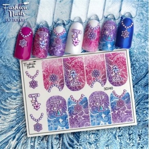 FASHION NAILS 3D SLIDER 40